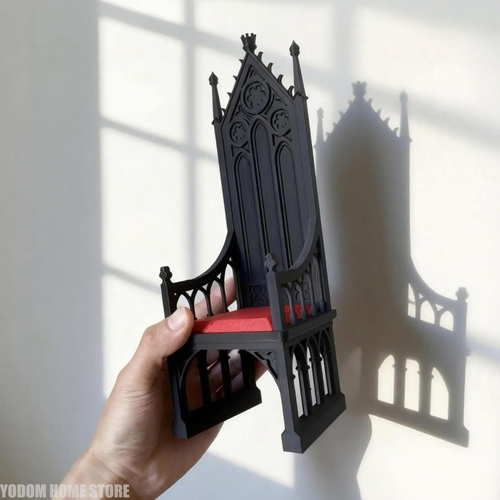 3D Printing Household Items - 3d Printed Gothic Style Throne Skeleton