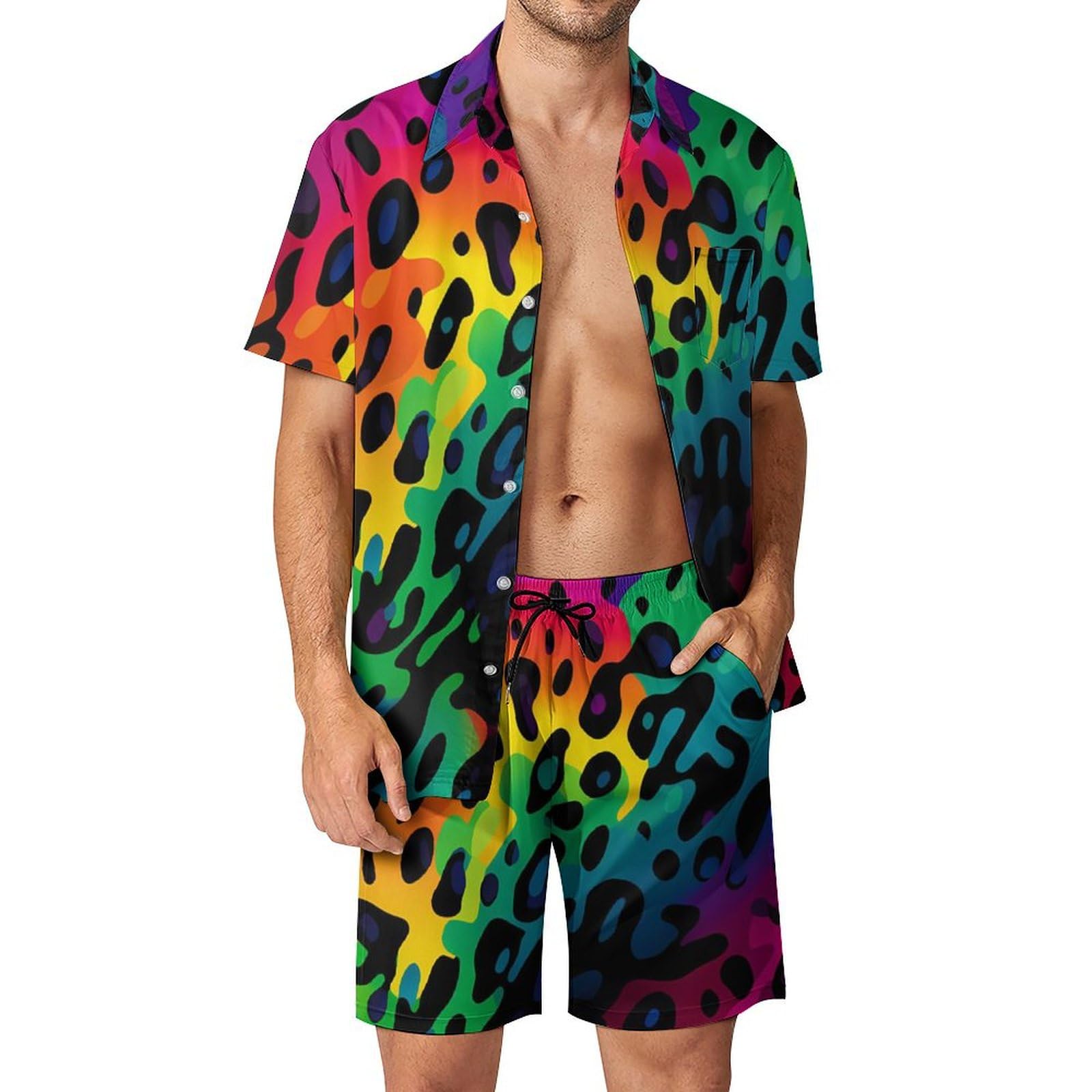 3D Printing Jersey - Summer Irregular Geometric 3D Print Men
