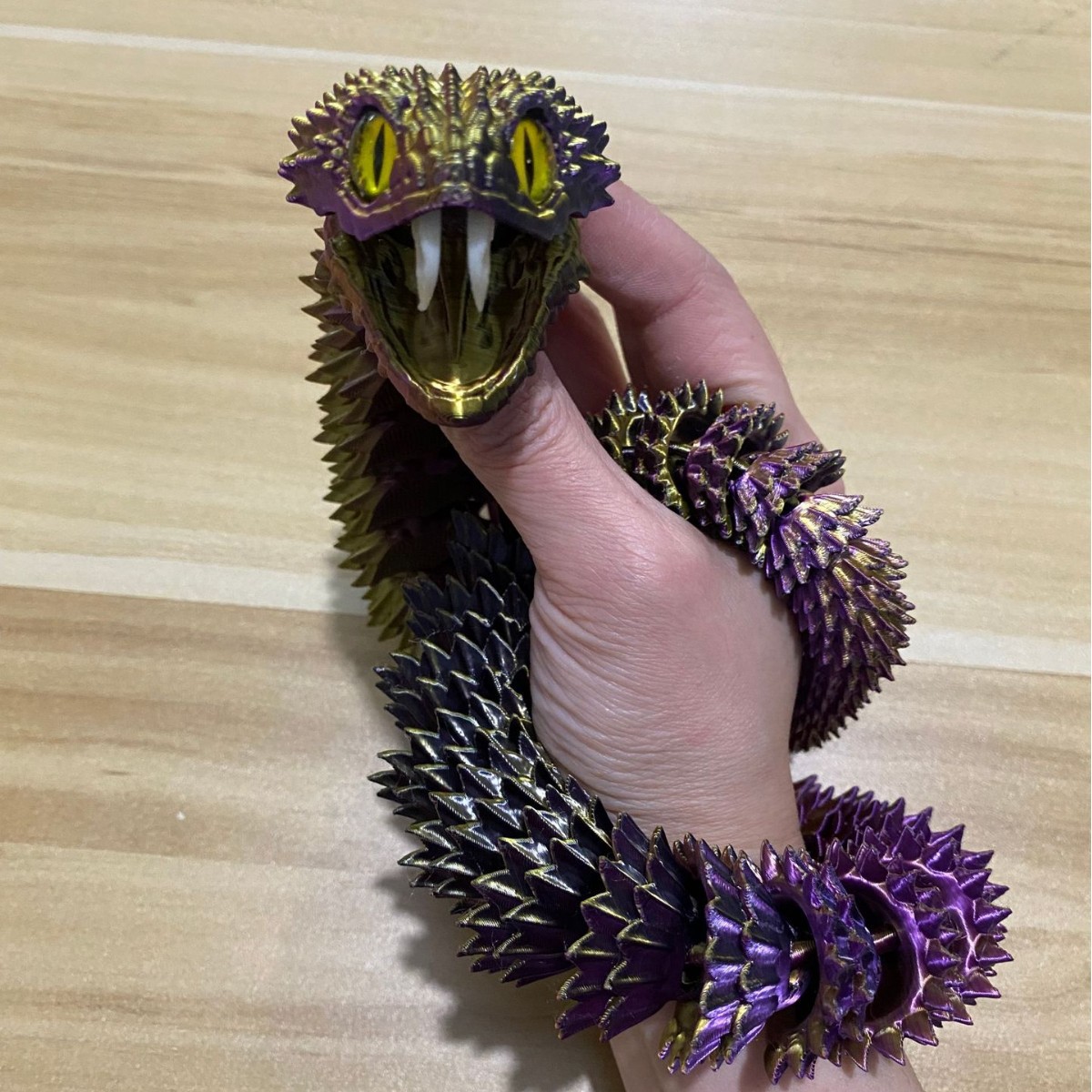 3D Printing Orthodontics - 30/45/60cm 3D Printed Snake Articulated Snake