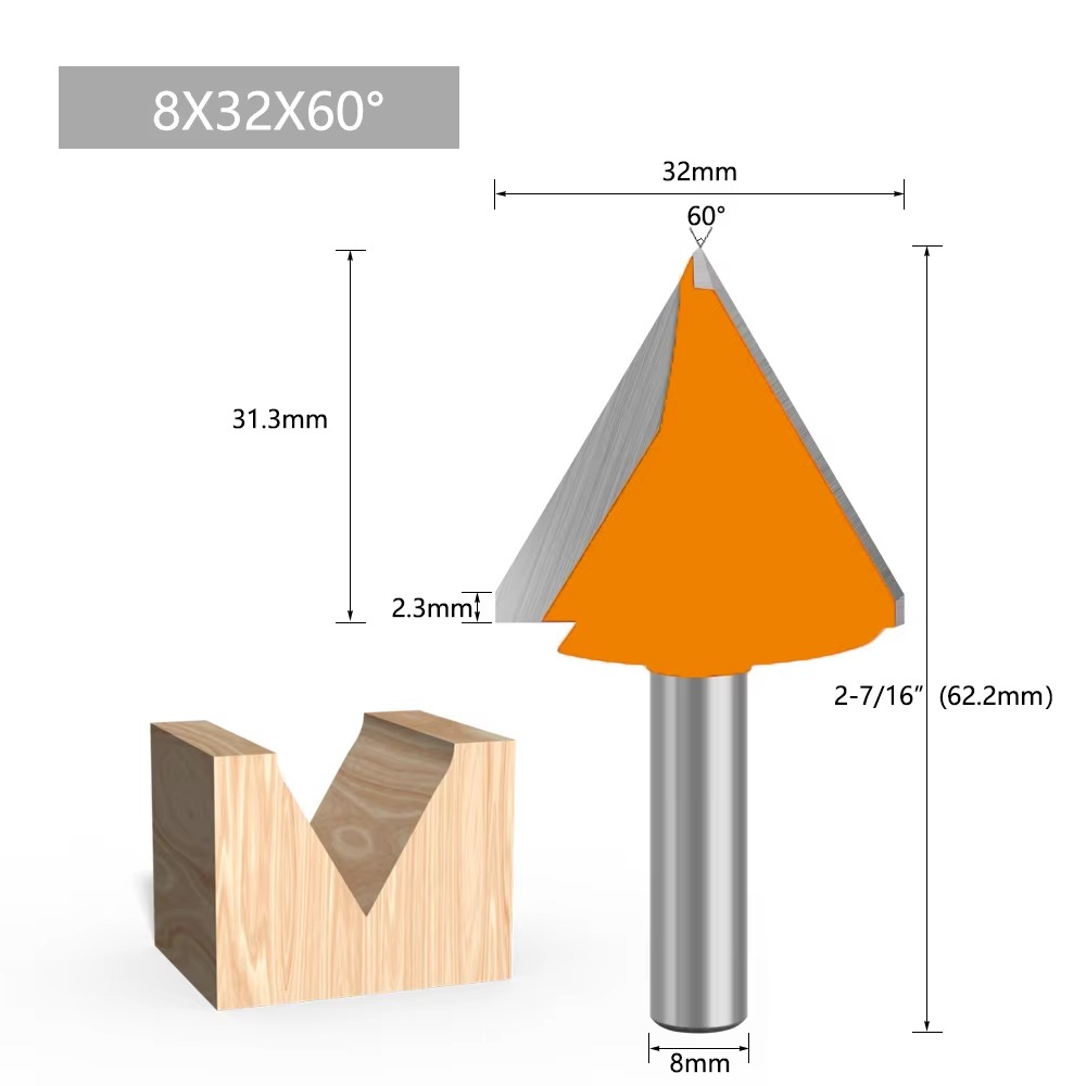 1PC 8MM Shank Milling Cutter W - 3D Printing Online 评论和价格