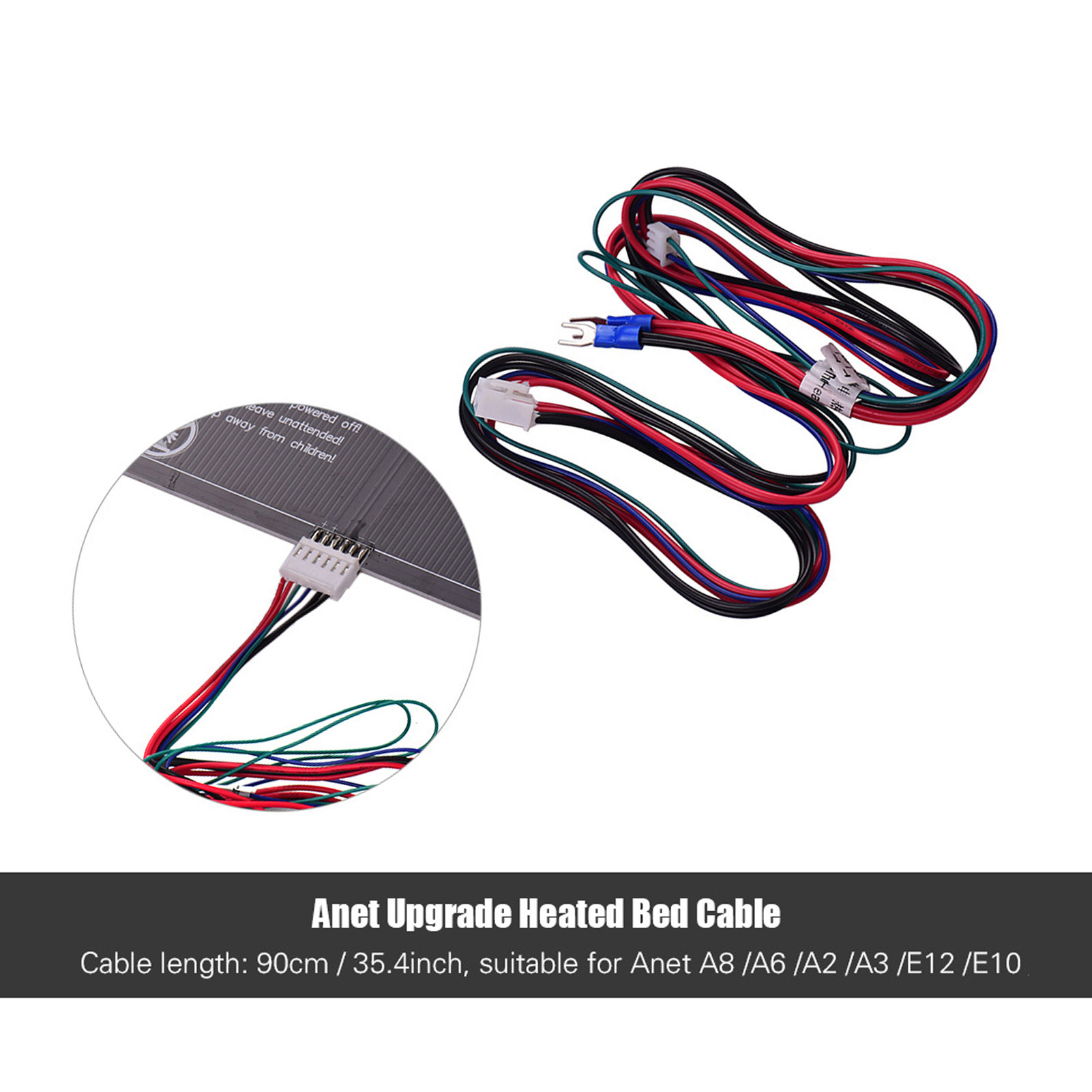 Anet 18AWG Upgrade Heated Bed  - 3D Printer Cable Chain 评论和价格