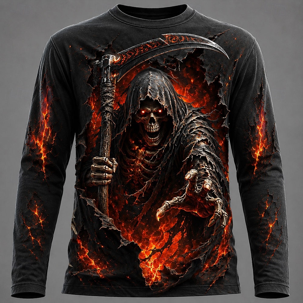 Halloween Men 3D Graphic Print - 3D Printing Jersey 评论和价格