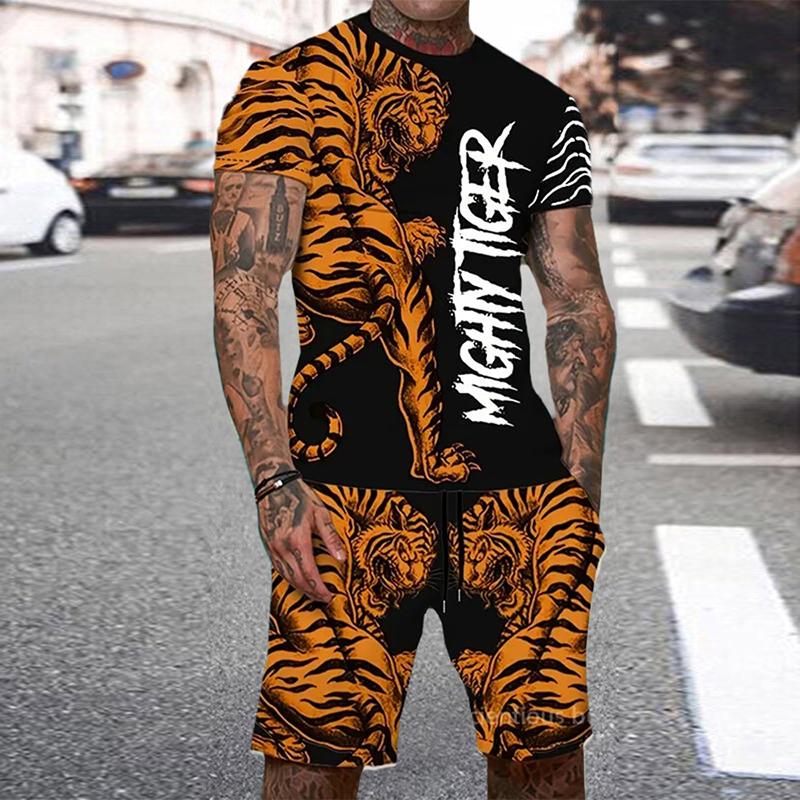 Animal Tiger Tracksuit 3D Prin - 3D Printing Jersey 评论和价格