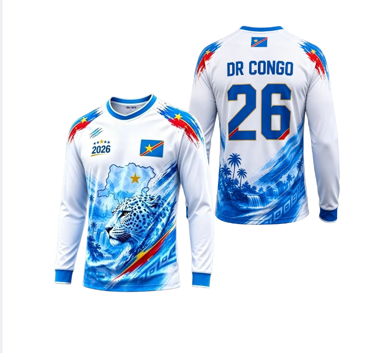 2026 Congo round neck long sle - 3D Printing Jersey 评论和价格