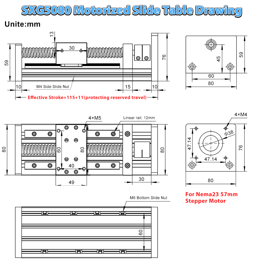 Z Axis 80mm Wide Trapezoidal s - Linear Guide Rail 评论和价格