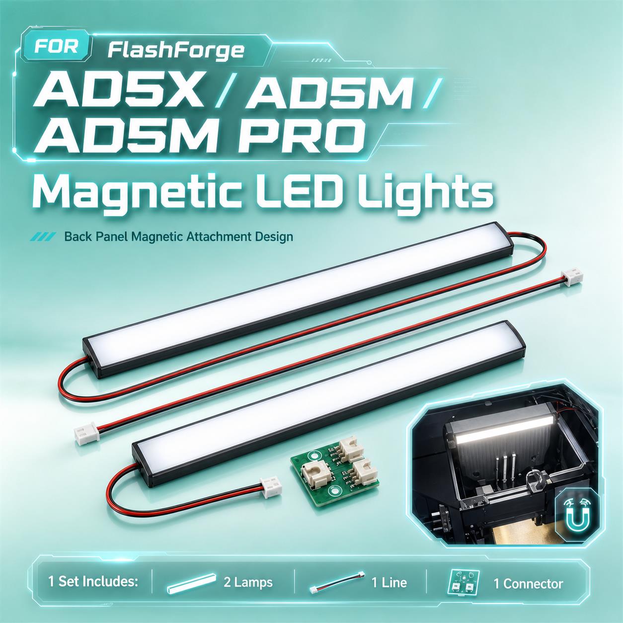 For FLASHFORGE Adventurer 5M A - 3D Printer Cable Chain 评论和价格