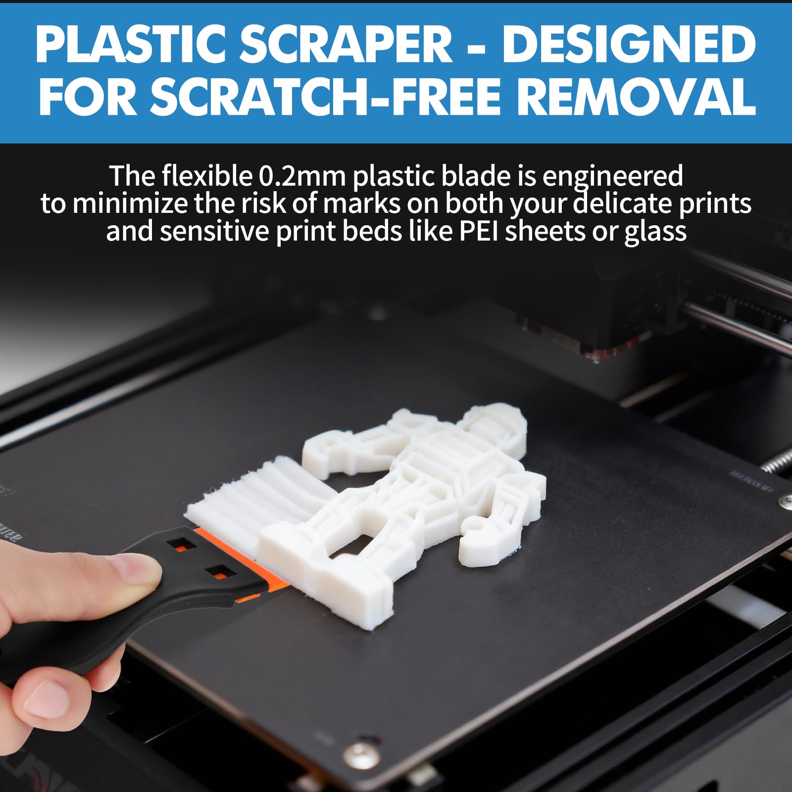 3D Printer Detachable Scraper  - 3D Printing Waste 评论和价格