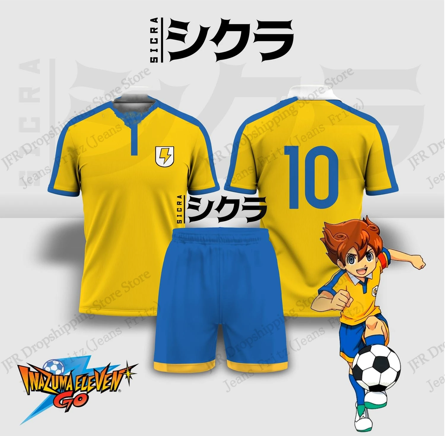 Jersey Set Jersey Inazuma Elev - 3D Printing Jersey 评论和价格