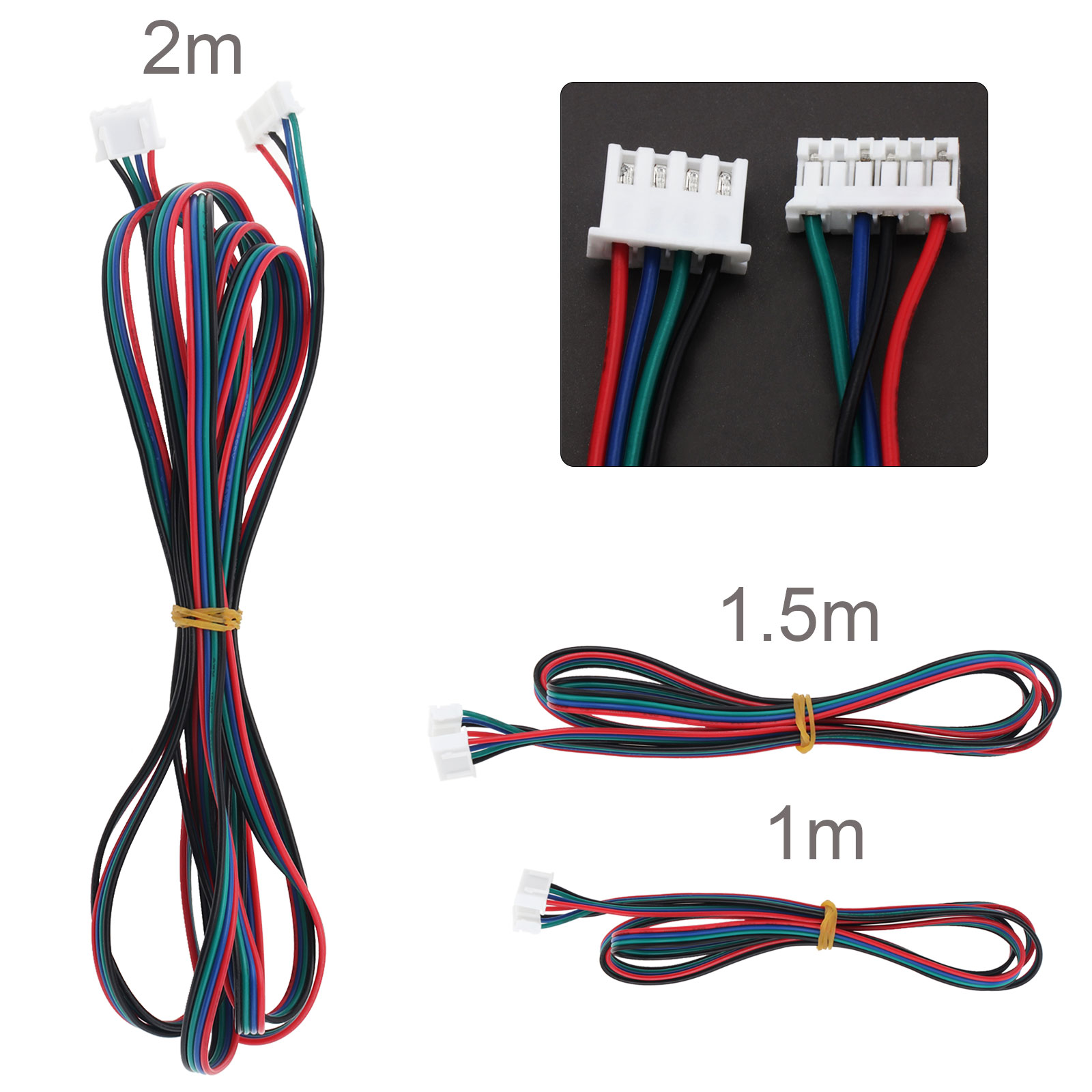 1 Piece 1m / 1.5m XH2.54 4pin  - 3D Printer Cable Chain 评论和价格